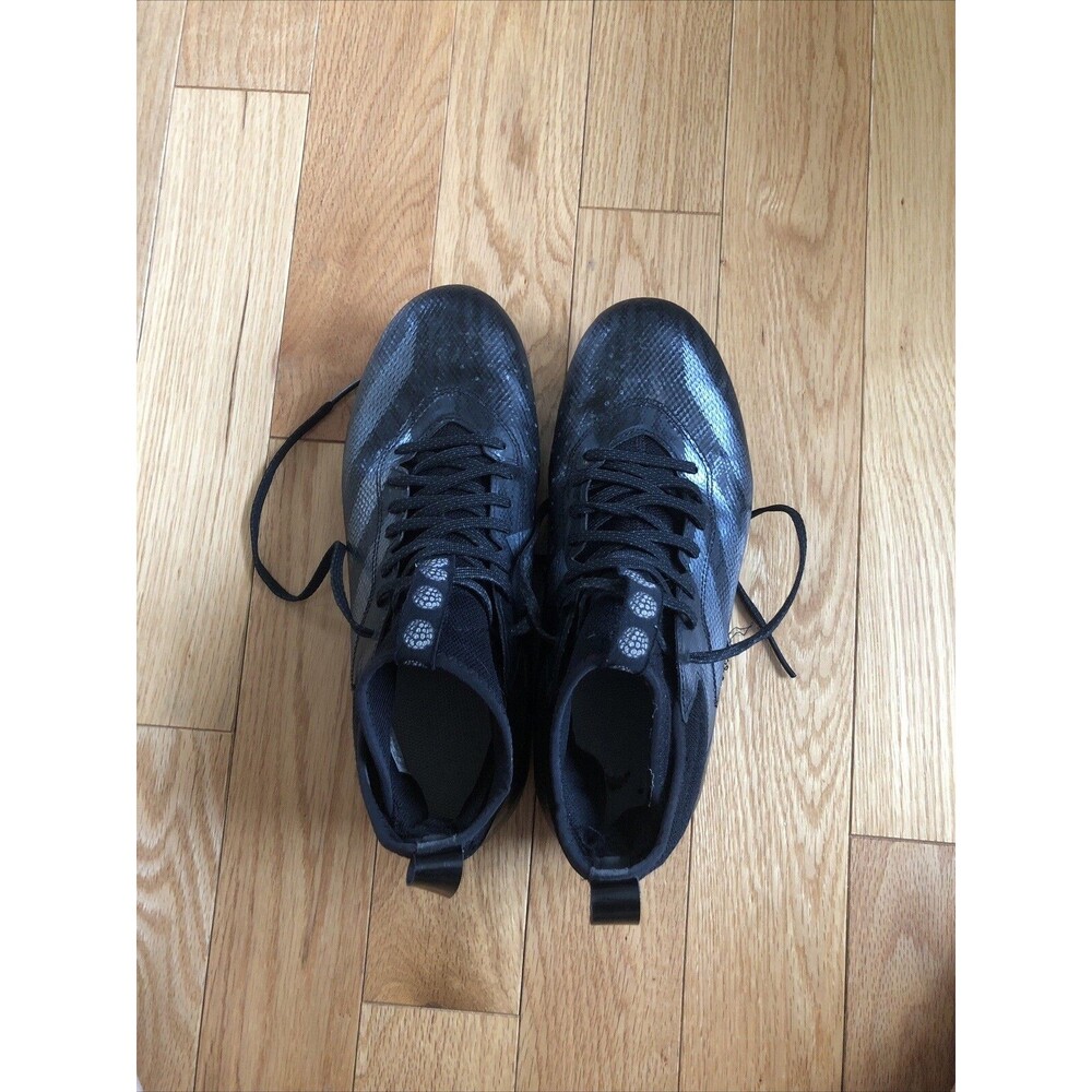 ADIDAS ADIZERO Men's Football Cleats Black Size 9.5 Pre-Owned